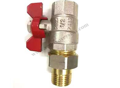 Red Brass C23000 Flow Control Ball Valves
