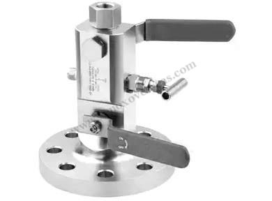 SS Double Block And Bleed Plug Valve